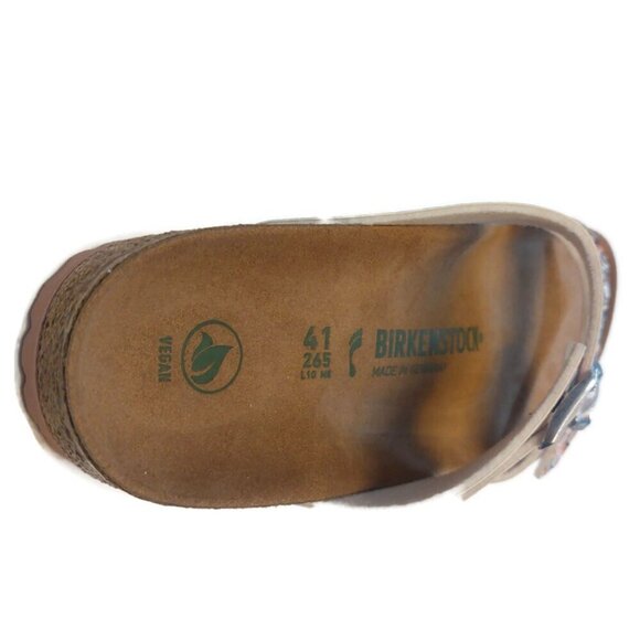 Birkenstock Sydney Vegan Birko-Flor Sandals Womens 10 Paisley Light Rose EU 41 - Picture 2 of 9